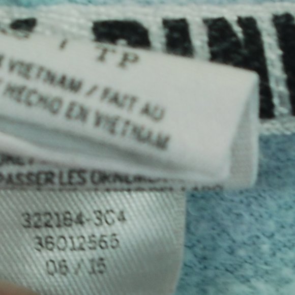 VS Pink | Blue & Purple Zip Up Hoody Sweatshirt XS - Picture 6 of 8